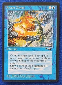 "Arcane Denial" - Magic The Gathering Card - Alliances - Image 1