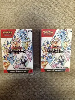 x4 Pokemon TCG Scarlet & Violet Prismatic Evolutions Booster Bundle NEW SEALED - Image 1