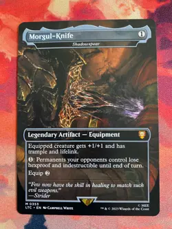 MTG Lord of the Rings Morgul Knife Borderless - Image 1