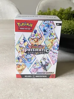 Pokemon TCG Scarlet & Violet Prismatic Evolutions Booster Bundle Sealed Box - Image 1