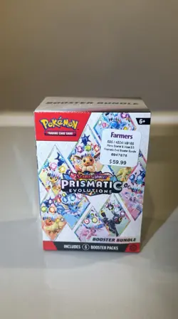 Pokemon TCG Scarlet & Violet Prismatic Evolutions Booster Bundle Sealed - Image 1