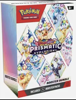 Prismatic Evolutions Booster Bundle Factory Sealed Pokemon Scarlet Violet x2 - Image 1