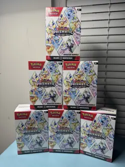 Scarlet & Violet Prismatic Evolutions Booster Bundle 6 Packs Sealed Pokemon TCG - Image 1