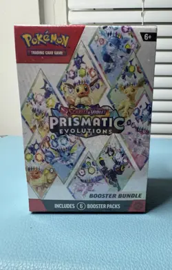 Scarlet & Violet Prismatic Evolutions Booster Bundle 6 Packs Sealed Pokemon TCG - Image 2