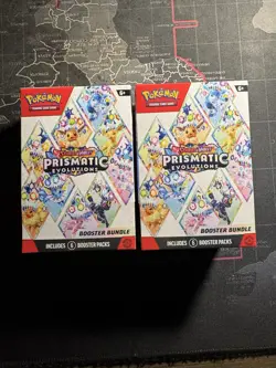 NEW SEALED Pokemon 2X TCG Scarlet & Violet Prismatic Evolutions Booster Bundle - Image 2