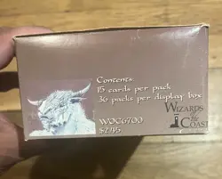 Magic The Gathering Revised 3RD 1994 EMPTY Booster Display Box Open Used - Image 2