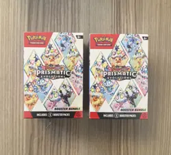 2x Pokemon TCG: Scarlet & Violet Prismatic Evolutions Booster Bundle - SEALED - Image 1