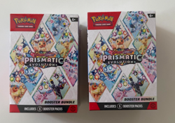 2x Pokemon TCG Scarlet & Violet Prismatic Evolutions Booster Bundle NEW & SEALED - Image 1
