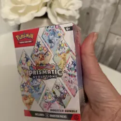 Pokemon TCG Scarlet & Violet Prismatic Evolutions Booster Bundle Sealed, 6-Pack - Image 2