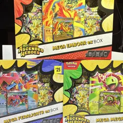 Pokemon TCG Mega Evolution Ascended Heroes ex Box Lot 3 Promo 2026 SEND OFFERS - Image 1