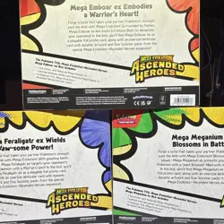 Pokemon TCG Mega Evolution Ascended Heroes ex Box Lot 3 Promo 2026 SEND OFFERS - Image 2