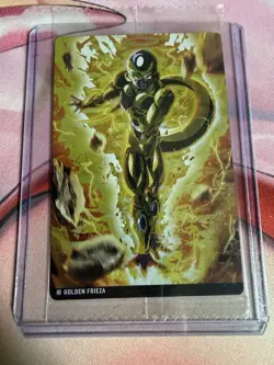 Golden Frieza Dragon Ball Itajaga card Rare Japanese Japan BANDAI No.3-10 - Image 1