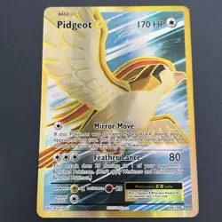 Pokemon TCG XY Evolutions Pidgeot EX Full-Art Ultra Rare Holo Card 104/108 - Image 1