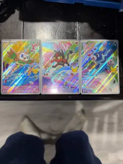 Lot of 3 First Partner Illustration rare Pokemon cards 043, 044, 045 Promo - Image 2