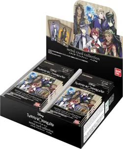 Bandai Disney Trading Card Twisted Wonderland Metal Card Collection Pack Ver Box - Image 1