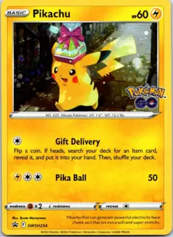 Pikachu Promo SWSH: Sword & Shield Promo Cards SWSH234 NM - Image 1