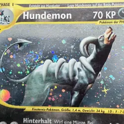Pokemon TCG Karte - Hundemon Holo H11/H32 Skyridge Deutsch NM *SWIRL* - Image 4