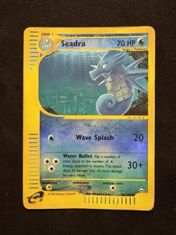 Seadra 58/147 Aquapolis 2002 Reverse Holo Pokemon Card TCG - Image 1