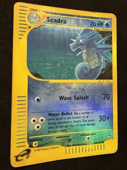 Seadra 58/147 Aquapolis 2002 Reverse Holo Pokemon Card TCG - Image 2
