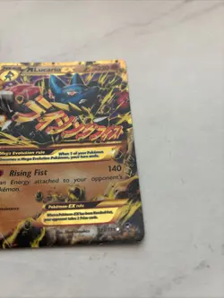 Mega Lucario EX 113/111 Secret Rare Holo Card XY Furious Fists - Image 2