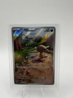 Pokemon Phantasmal Flames Paldean Wooper Card Holo #102/094 - Image 1