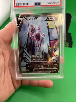 Mewtwo V (Alternate Full Art) 072/078 Pokemon GO Holo, Graded PSA 9 Pokemon card - Image 4