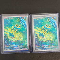 Pokemon TCG Froakie 088/198 Cri Holo Water 2 Card Lot English - Image 1