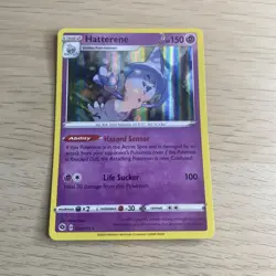 Hatterene 020/073 Champions Path Holo Rare Pokemon Card - Image 1