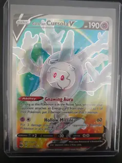 Cursola V Full Art - Champions Path - 071/073 - Pack Fresh - Pokemon Card - Image 1