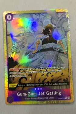 Gum-Gum Jet Gatling OP03-072 R ONE PIECE Card The Best 2 ONE PIECE Japanese NM - Image 1