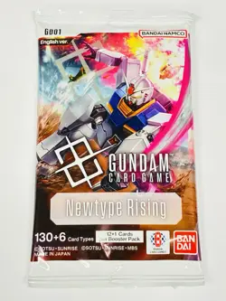 Newtype Rising Booster Pack Gundam Card Game GD01 English New Sealed Bandai - Image 3