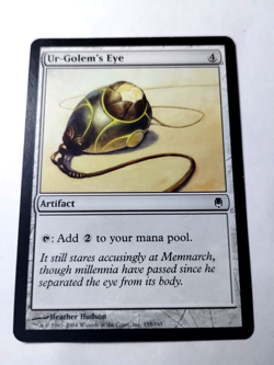 MTG Ur-Golem's Eye Darksteel 155/165 Regular Common - Uncirculated - Image 1