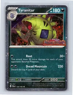 Tyranitar (Paldea Evolved Stamp) Holo 135/193 Miscellaneous Cards & Products Pro - Image 1