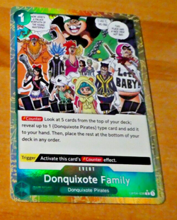 ONE PIECE THE BEST PRB01 ENGLISH CARD HOLO CARTE DONQUIXOTE OP04-036 ALT MINT - Image 1