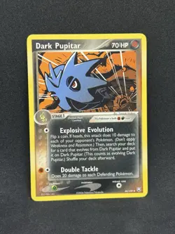 Pokemon TCG Dark Pupitar Card 41/109 Team Rocket Returns NM Vintage 2004 - Image 1