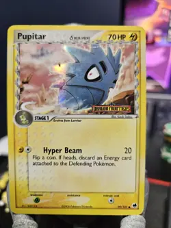 Pupitar Dragon Frontiers 59/101 Reverse Holo Delta Species Stamped Pokemon Card - Image 1