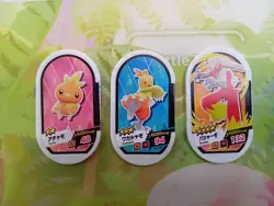 Torchic Combusken Blaziken Mezastar Pokemon Card Japanese Tag Tip Nintendo - Image 1