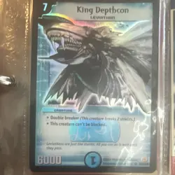 Wizards of the Coast King Depthcon Creature Card Double Breaker Holo S4/S10 2004 - Image 1