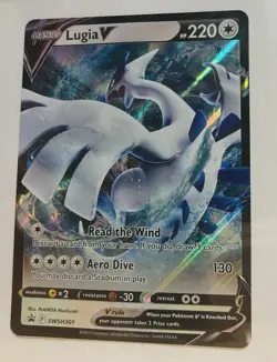 JUMBO Lugia V Oversized Card SWSH301 Black Star Promo Pokemon NM - Image 1