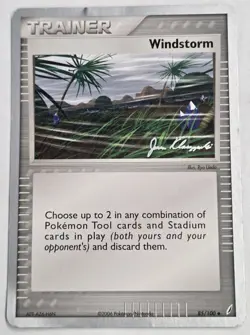 Windstorm 2008 Jason Klaczynski World Championship Decks 85/100 Pokemon Card - Image 1