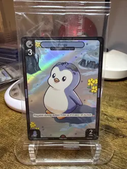 Vibes TCG Birb & Pengu Promo Card - Pengu Foil 10/25 - Pudgy Penguins SEALED - Image 1