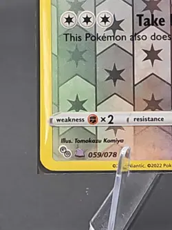 Bidoof Peelable Ditto 059/078 Reverse Holo Pokemon GO Pokemon Card - Image 5