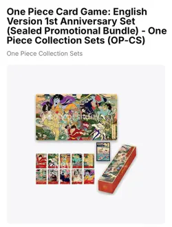 ONE PIECE CARD GAME English Version 1st Anniversary Set (New Sealed in box) - Image 3