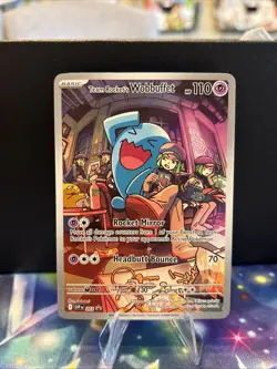 Team Rocket's Wobbuffet 203 Sv: Scarlet & Violet Promo Cards Holo - Image 1