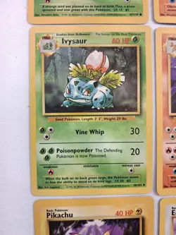 Pokemon Base Set Starters + Evolutions + Pikachu + Eevee+Jigglypuff- Exact Cards - Image 5