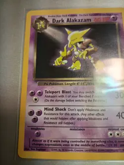 DARK ALAKAZAM - 18/82 - Team Rocket - Pokemon Card - NM - Image 2