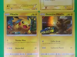 The Legendary Pokemon Pikachu Holo's Reg Detective Pikachu Cards Lot Of 4 - Image 4