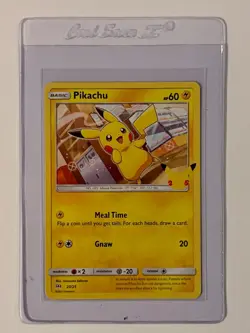 2021 Pokemon Basic Pikachu Card 25/25 - Image 1