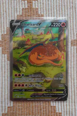 Pokemon TCG Charizard V Sword & Shield Swsh260 Black Star Promo - Image 1