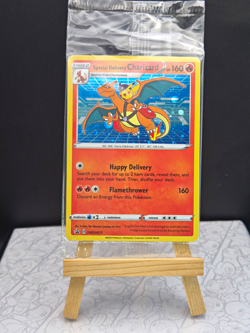 Pokemon TCG Special Delivery Charizard SWSH075 SWSH Promo Holo Sealed - Image 1